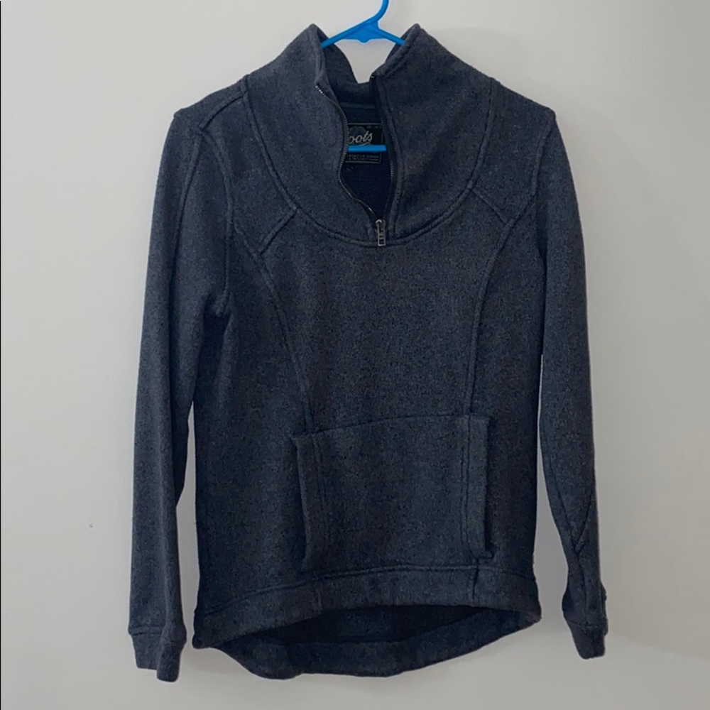 Roots Grey Quarter Zip